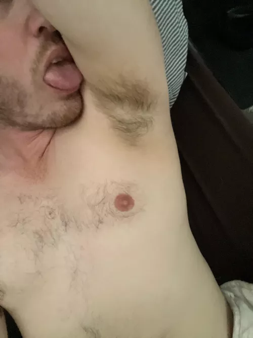 Smells and taste the nest after a workout