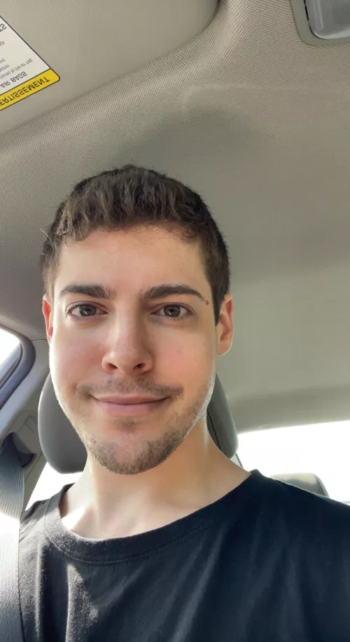 Smiling through the pain when I lose competitive games :)