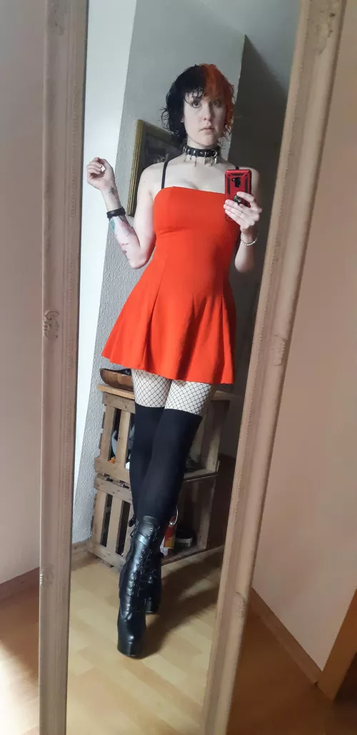 Thigh-highs AND fishnets? Absolutely!