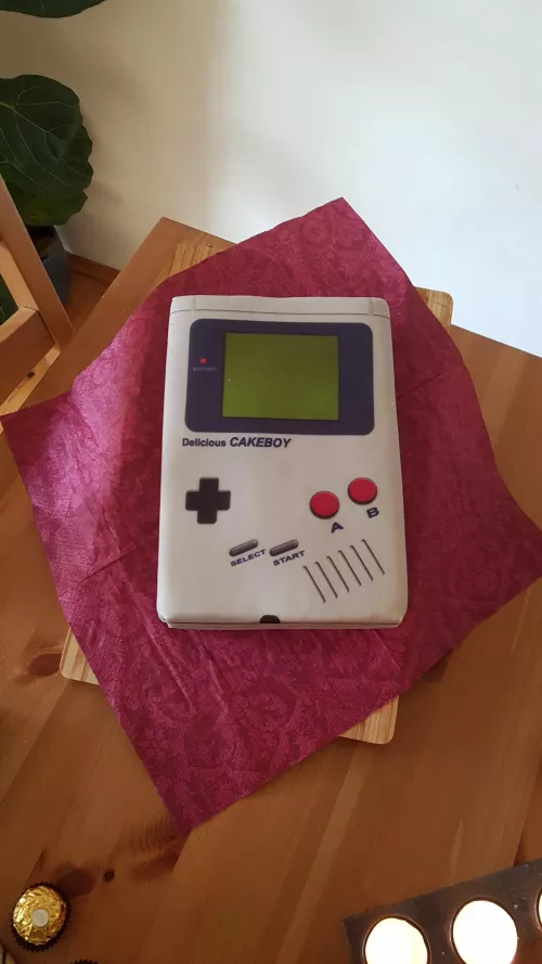 Turning 32 today, woke up to find this on the table made by BF