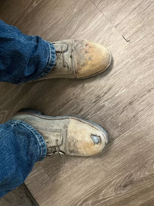Union Electrician. I really don’t want to replace these red wings, they’ve done me good over the past 2 years, and they still keep my feet 100% dry and warm. Already had them re toed once.