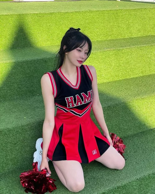 Asian cheerleader