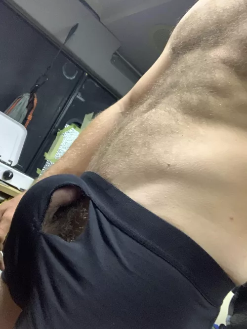 Brand new boxers and the seam ripped, I’m going to blame bad stitching and not my size