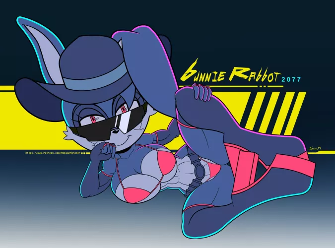 Bunnie Rabbot 2077 by MobianMonster