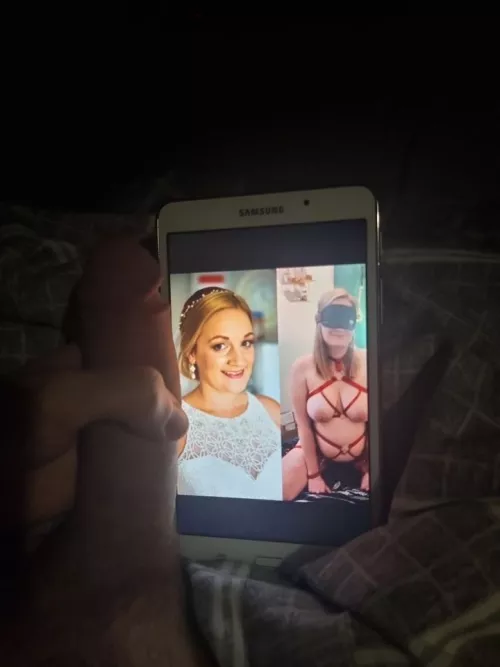 DMs open for requests. stroking my cock for this redditors wife. tell him what you think of her in the comments for priority requests