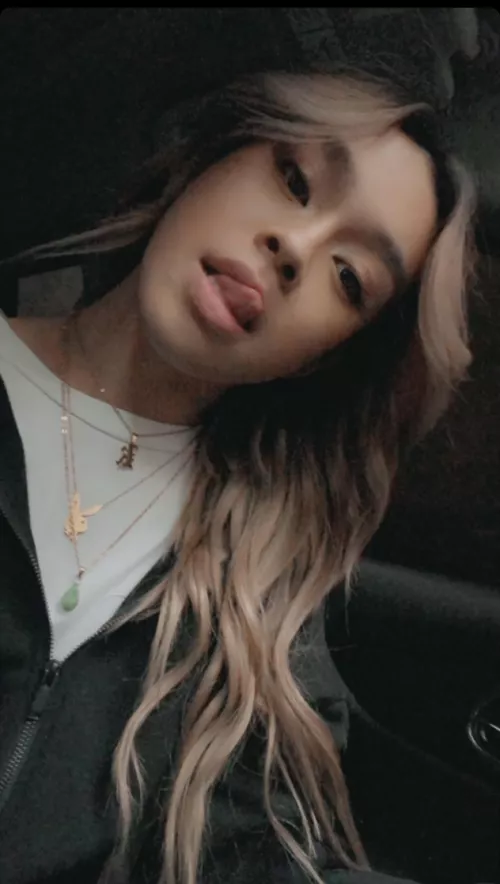 Feeling naughty in my car