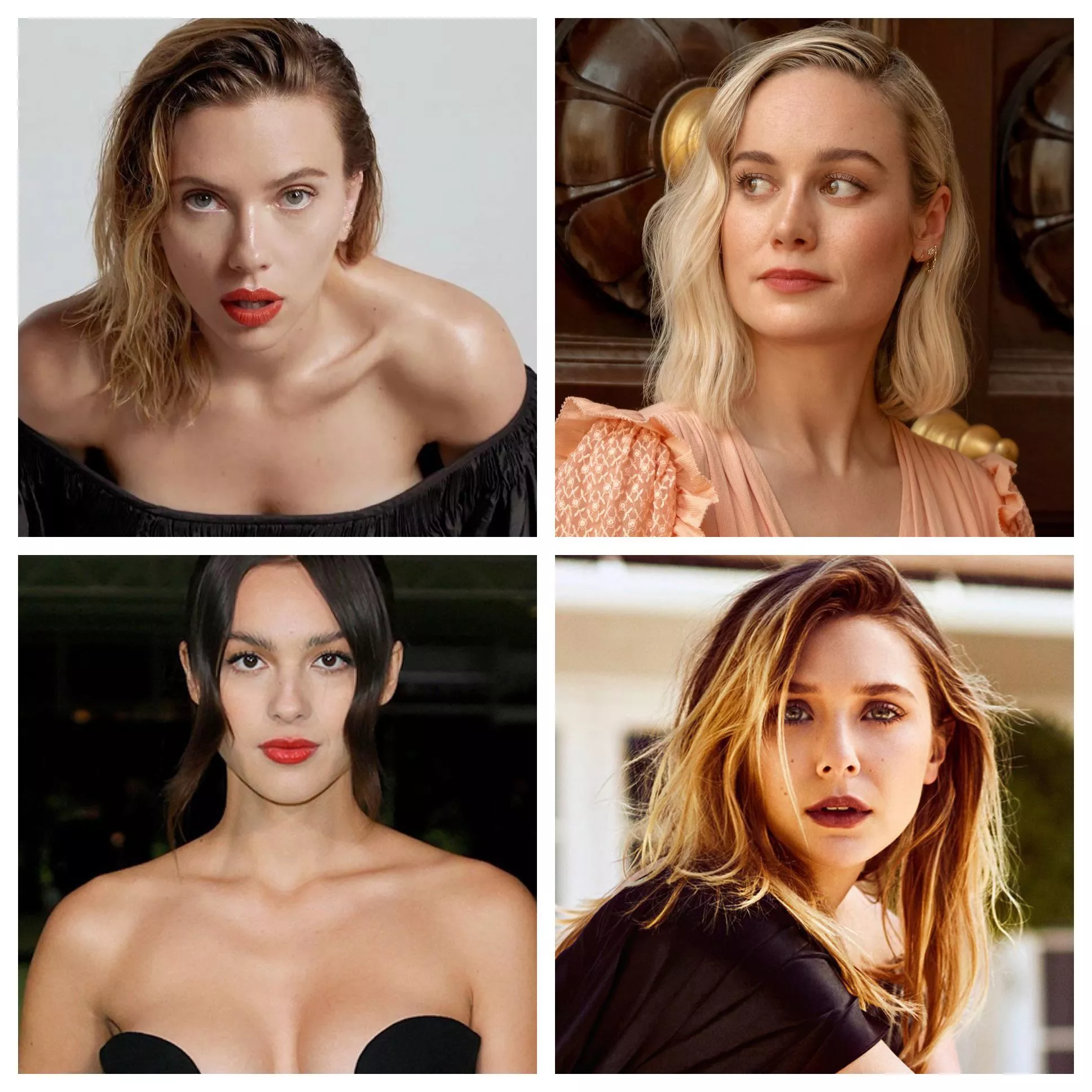 Need to have a naughty chat about Scarlett Johansson, Brie Larson, Olivia Rodrigo, Elizabeth Olsen (bi buds only) Need to have a naughty chat about Scarlett Johansson, Brie Larson, Olivia Rodrigo, Elizabeth Olsen (bi buds only)
