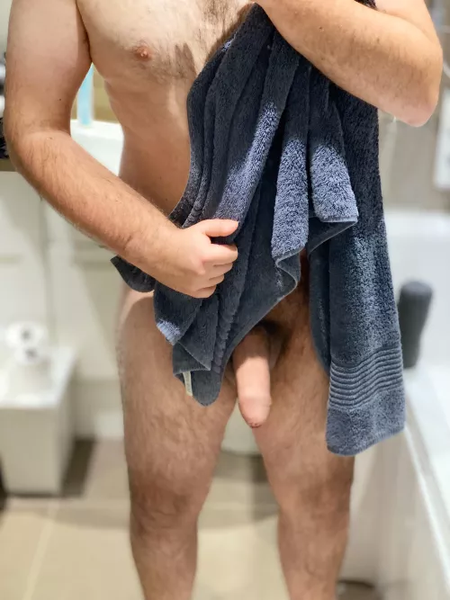 No you can’t borrow my towel