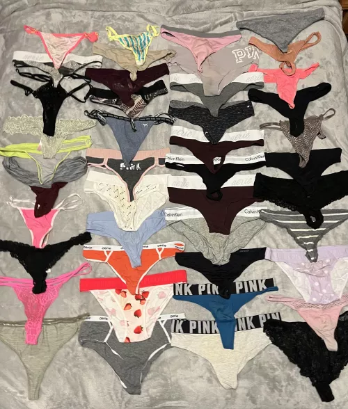 Selling ALL my panties, would like to sell all together but I’m open to offers :)
