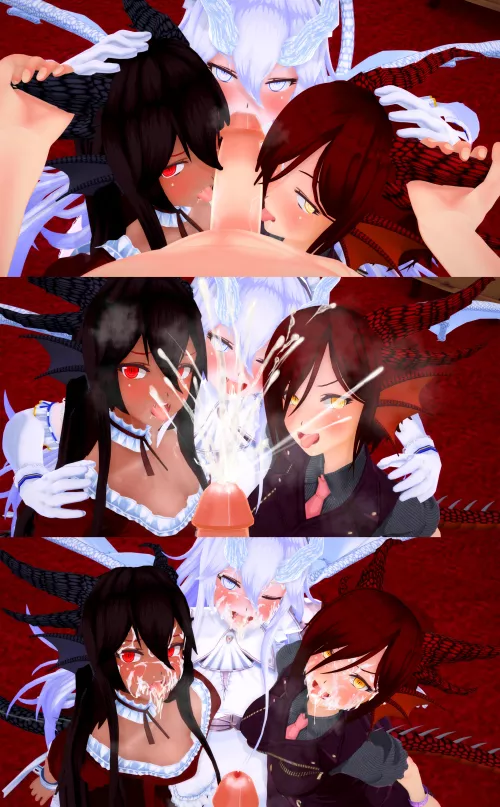 The 3 Dragons of the restaurant need to be fed...