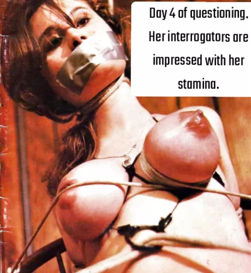 The Empires interrogators are always successful but some subjects do prove more difficult than others. That's okay, they like a challenge.