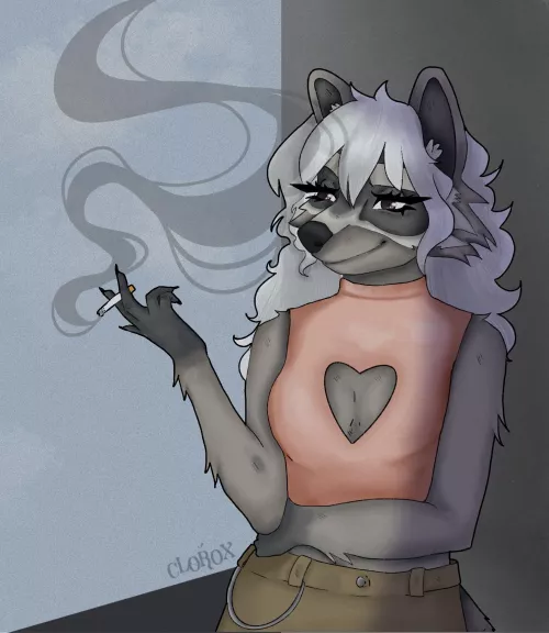 Zena the raccoon girl, new oc, she can be adopted. More info md