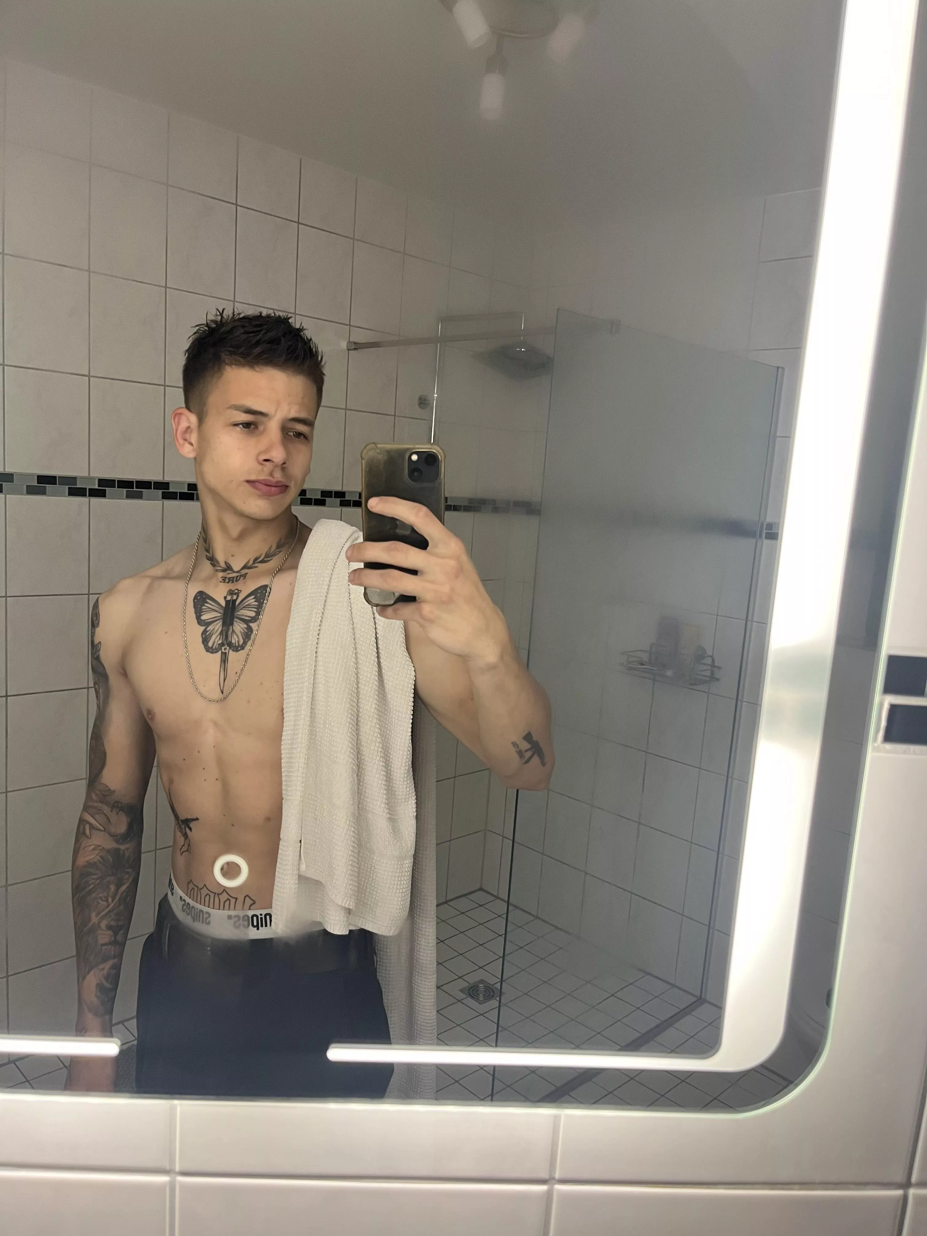 After shower😋