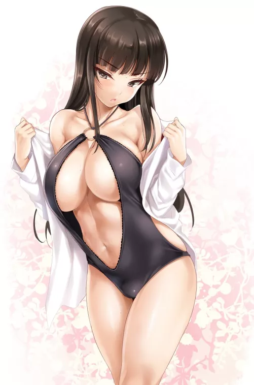 Alluring body of Shiho Nishizumi (@cle masahiro) [Girls und Panzer]