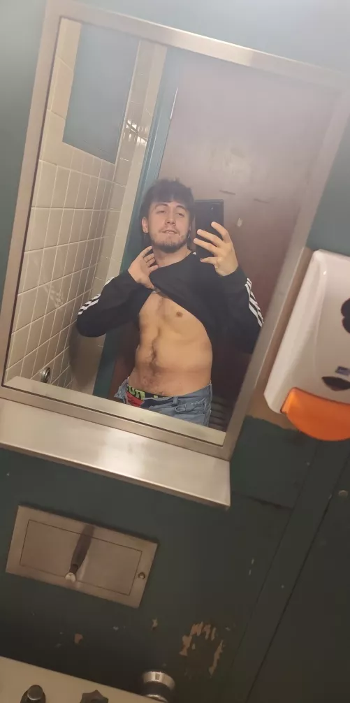 bathrooms have some of the best lighting imo