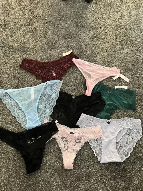 Finally worked up the guts to buy replacements for my boy undies. I’m so excited to wear panties every day! 😊