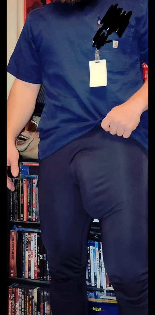 gotta wear leggings under my pants in this cold weather to ride the motorcycle to work. lol