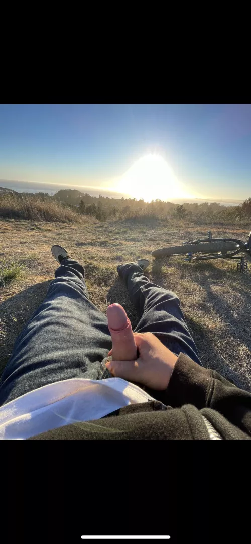 Went a on bike ride and the view was too good to not take a picture!