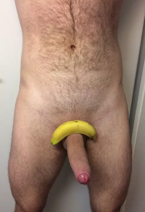 Yes there actually was a banana in my pants, see?