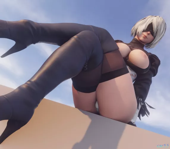 2B is beautiful from any angle (csr55) [NieR:Automata]