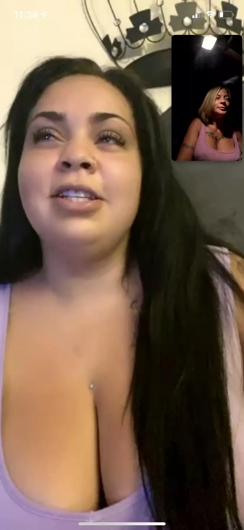 3 way call with my girl and her mommy 😇