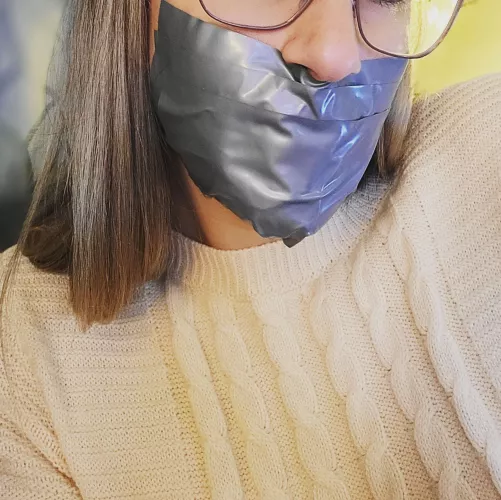 4 strips of Grey PVC tape made for a quiet night. (OC)