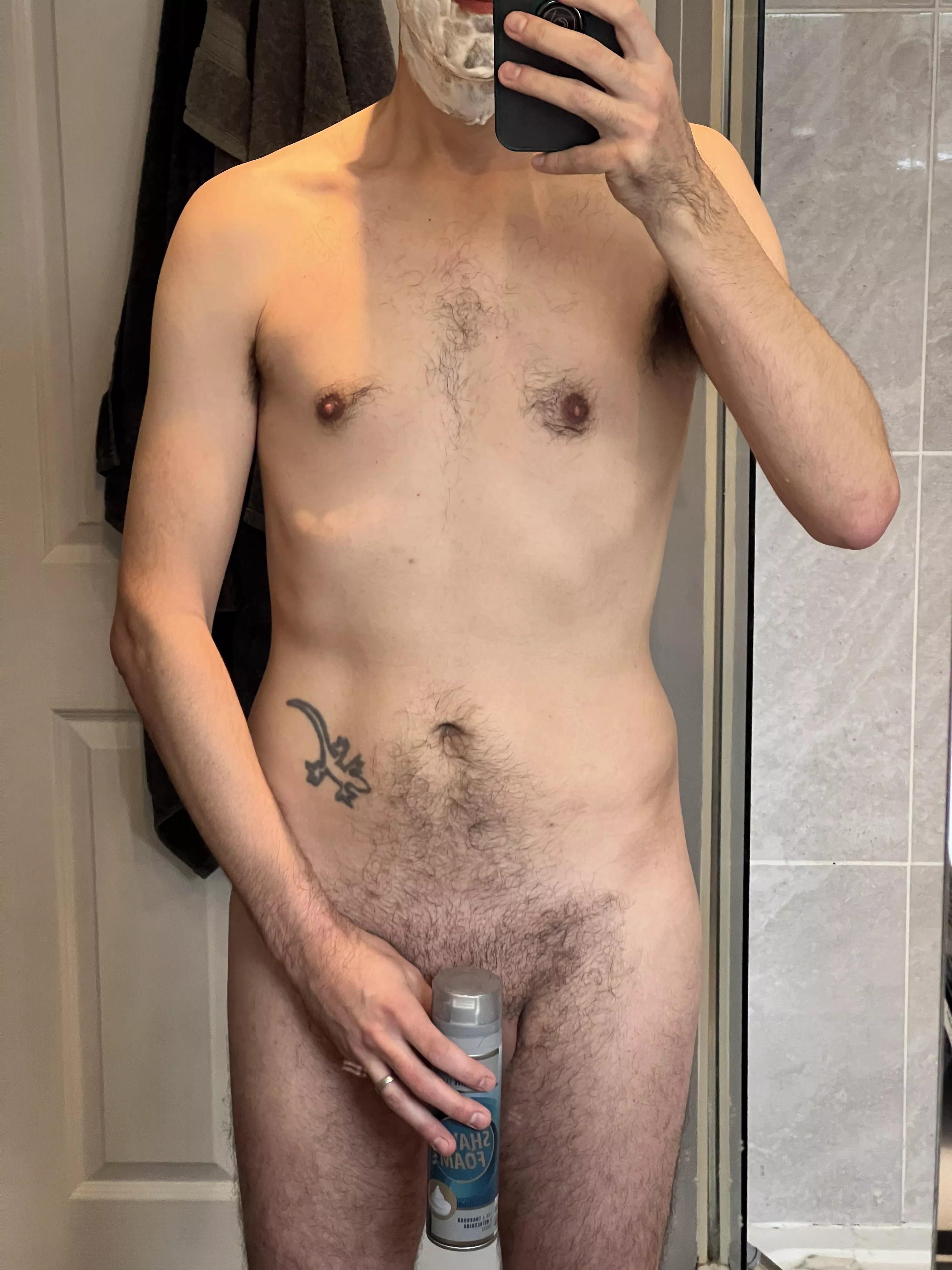 42 M4F Shave was required… oh, might as well do the face too 😉