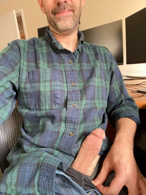 [44] It’s Friday. Would you fuck me here in the office?