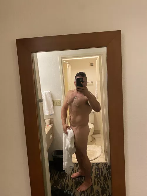 (45)Anybody want to dry my back for me?