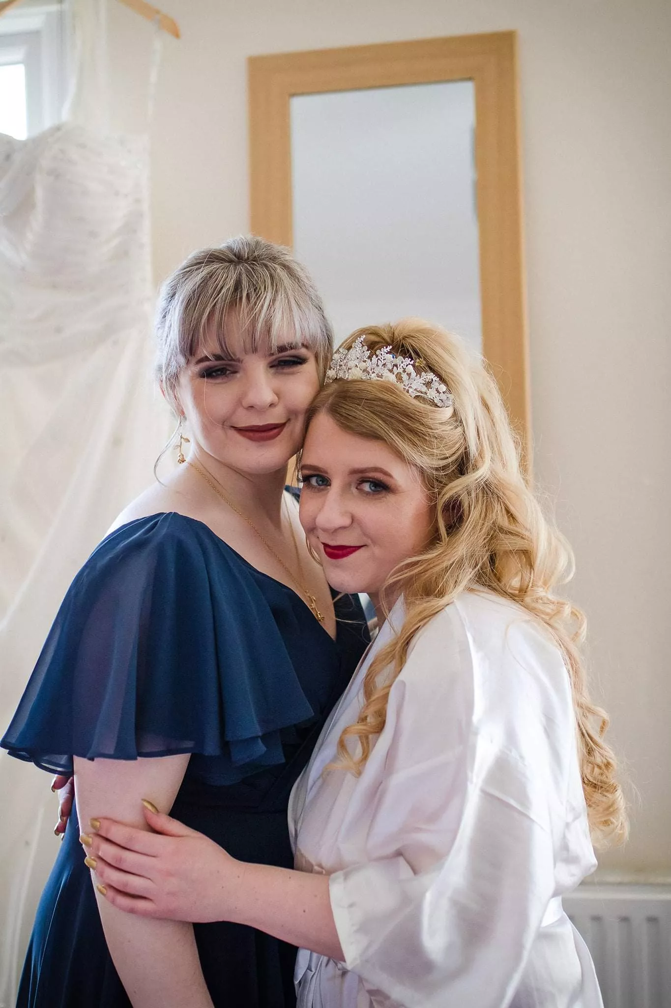 5 ups to see how Thick Michelle (left) is. Lovely pic at her sister's wedding for reference