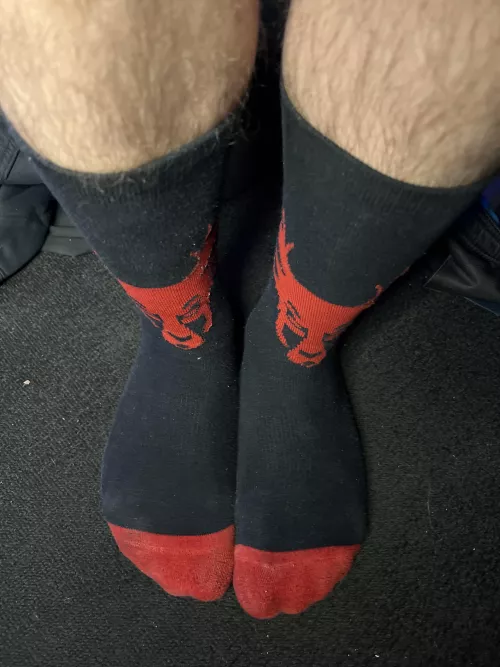 8 hours of boot sweat in these