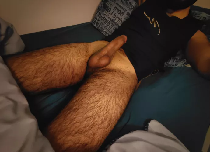 A big bi brown cock