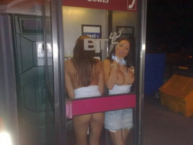 A different kind of phone booth...