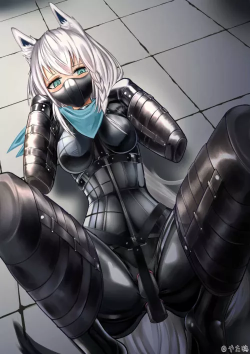 A little bit of petplay and double penetration~