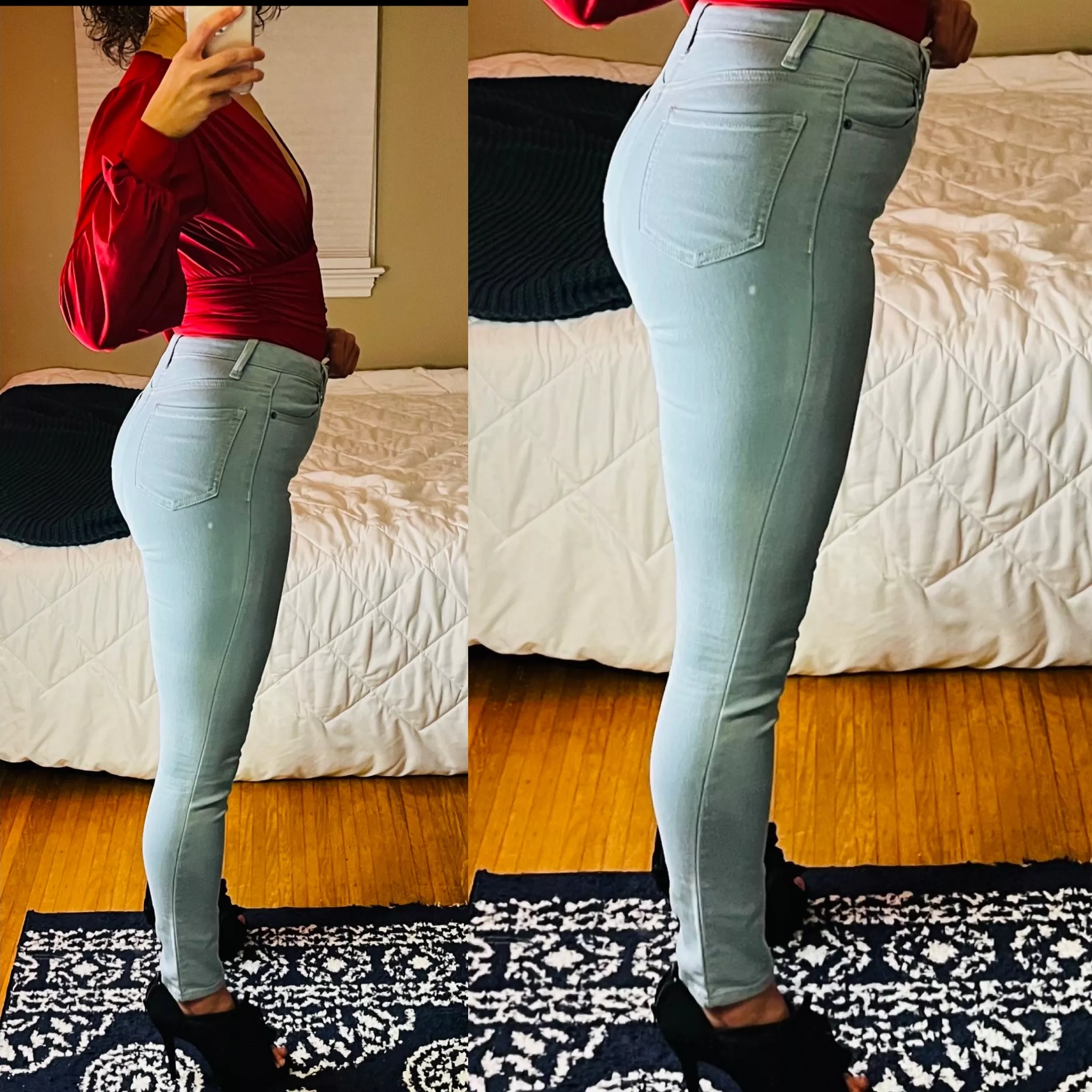 A little jeans zoom in how’s the fit