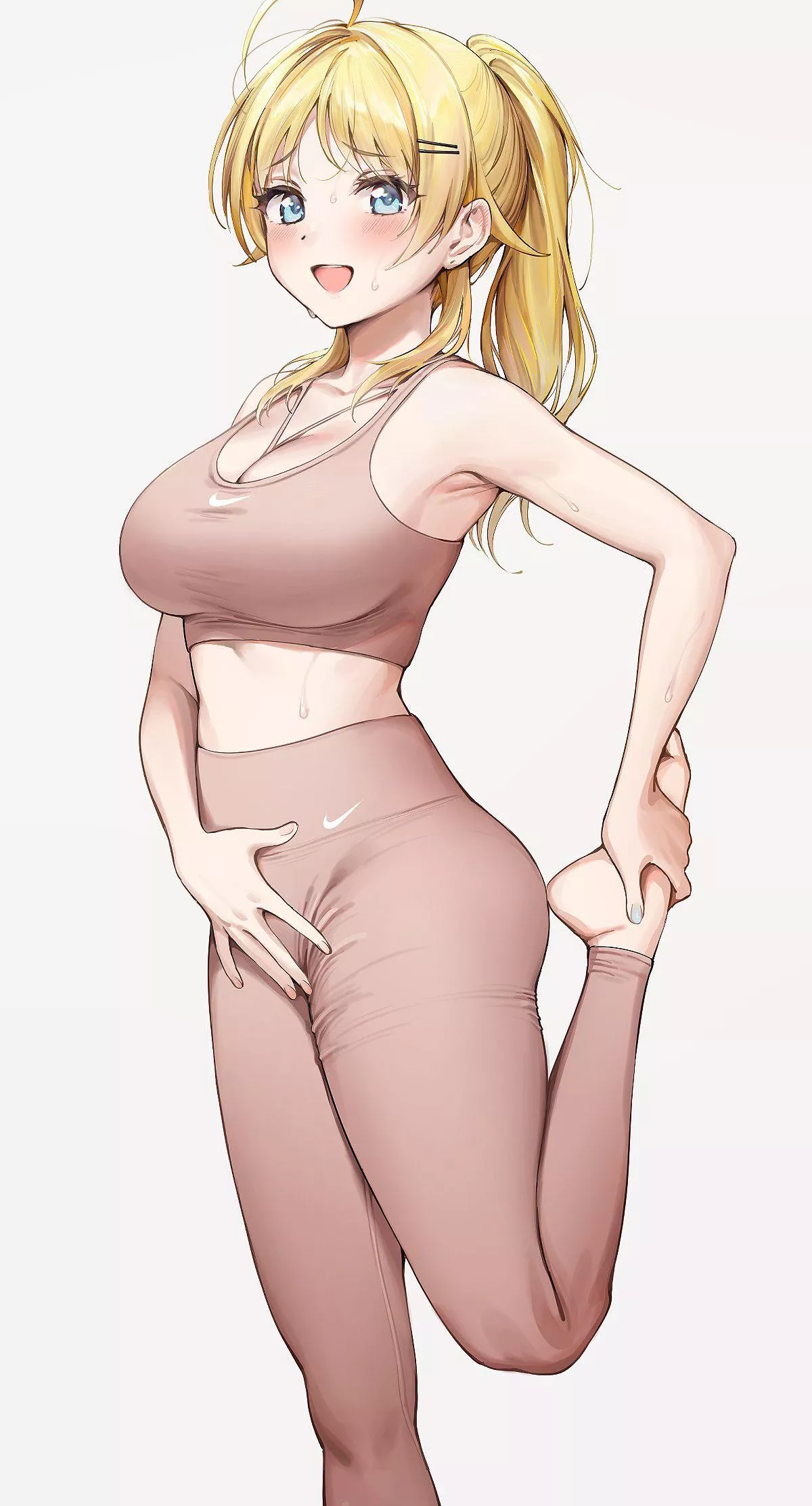 A little stretching