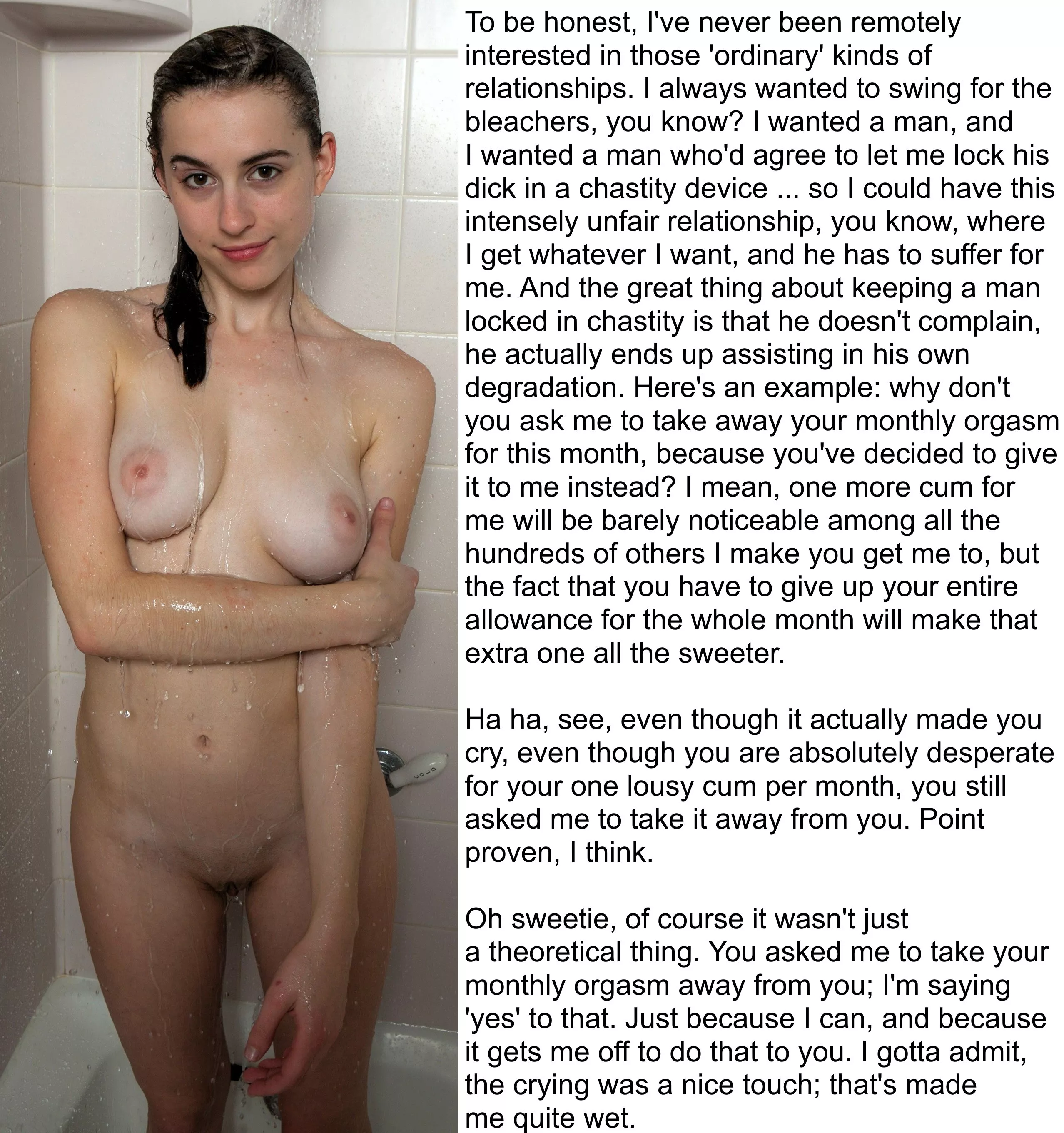 A monthly orgasm