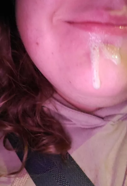 A pic I took the after first I gave head for the first time. Needless to say I'm addicted.