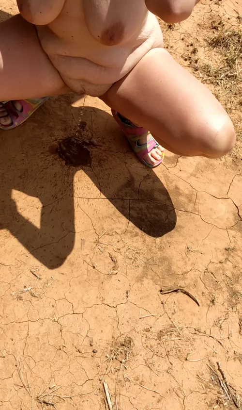 a short after fuck piss outside!