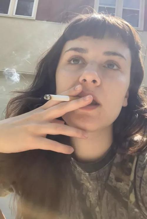 A still from a video I made! Nothing beats smoking in the sun :)