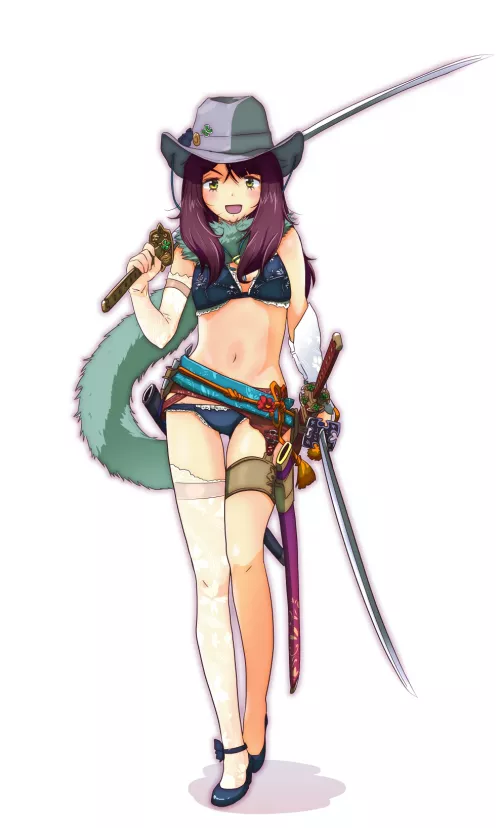 A wild Ayano Toki appears. [YuruCamp△/Onee-Chanbara]