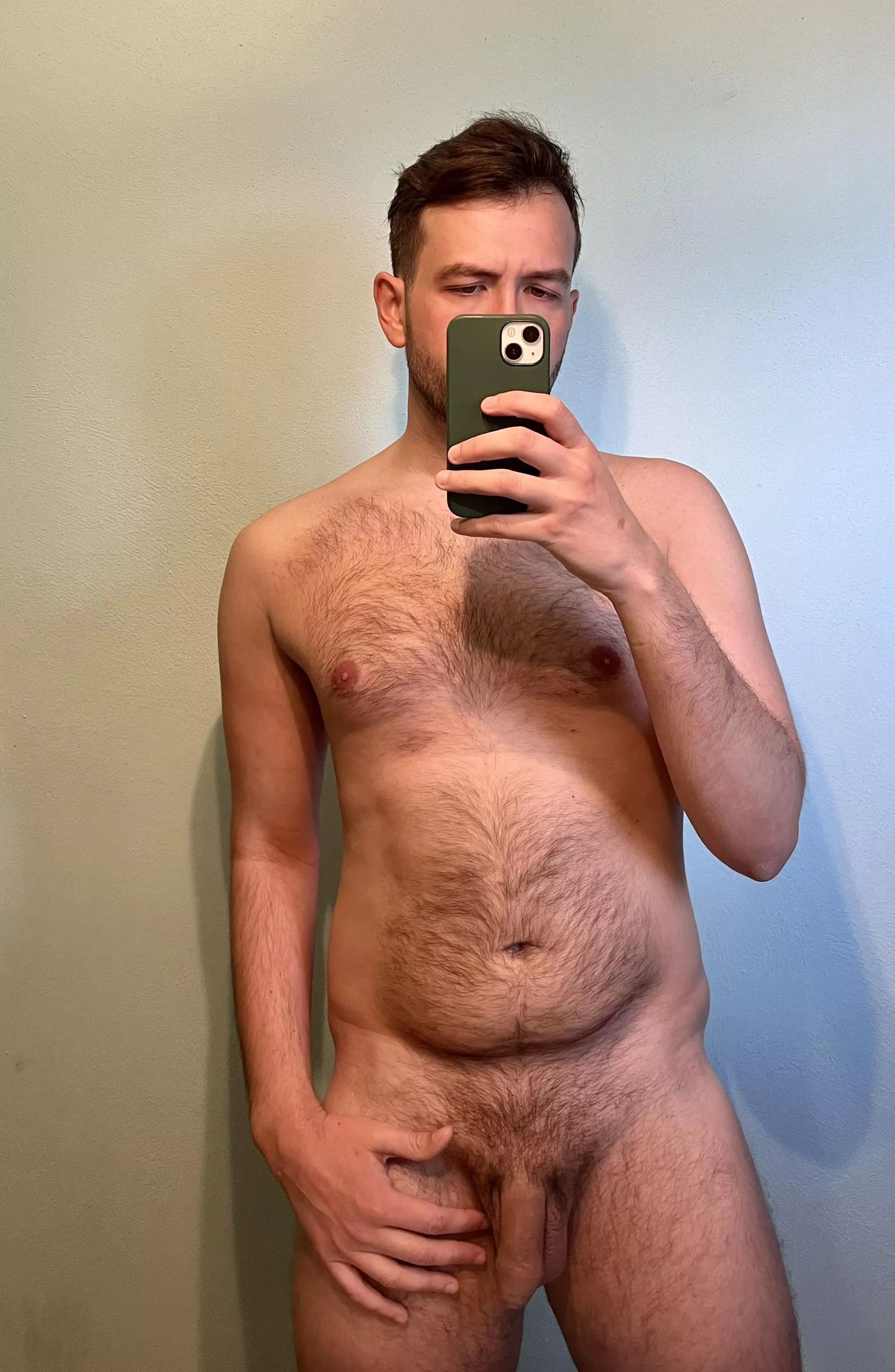 About to shower
