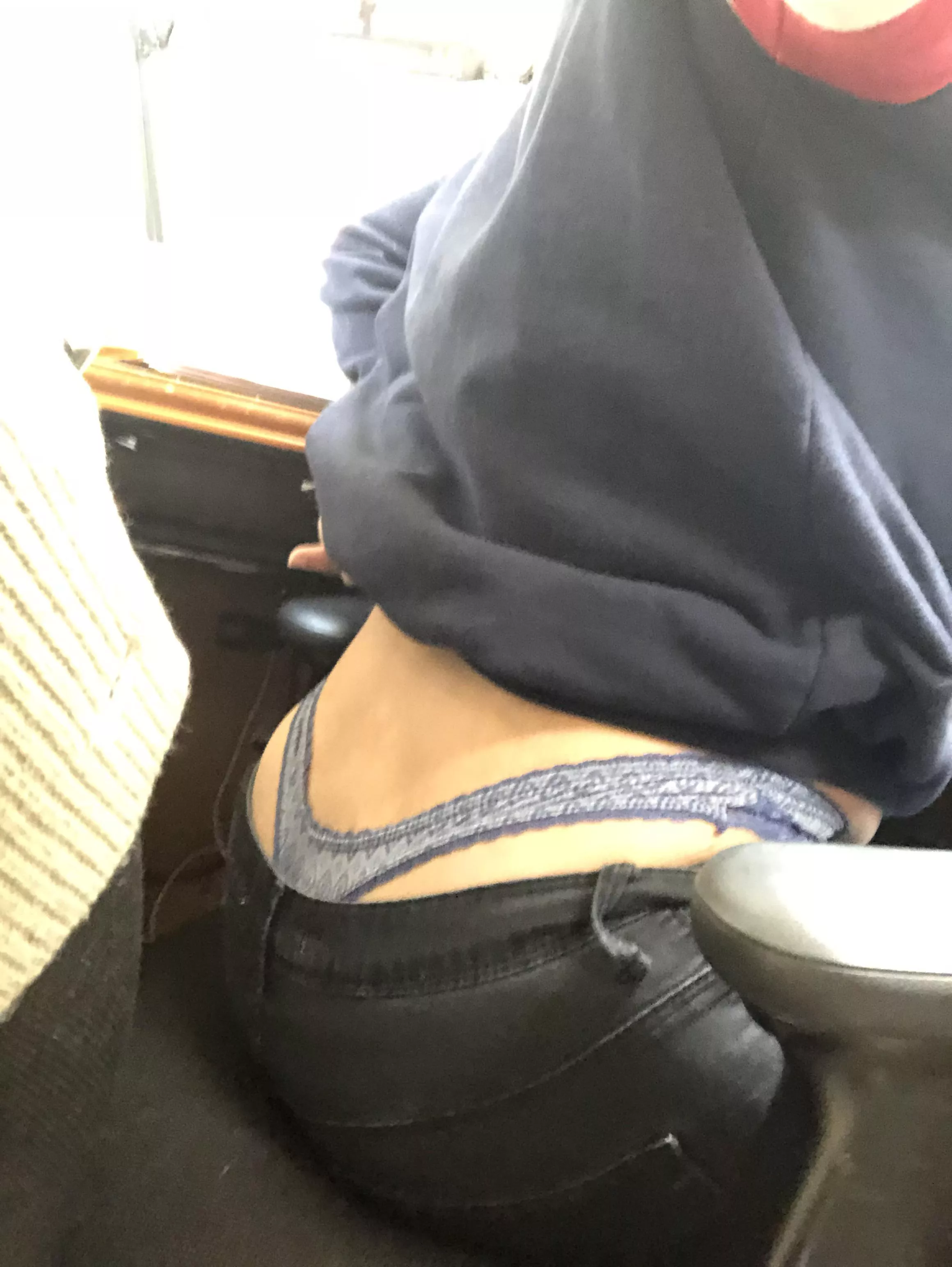 “Accidental” Thong Slip?