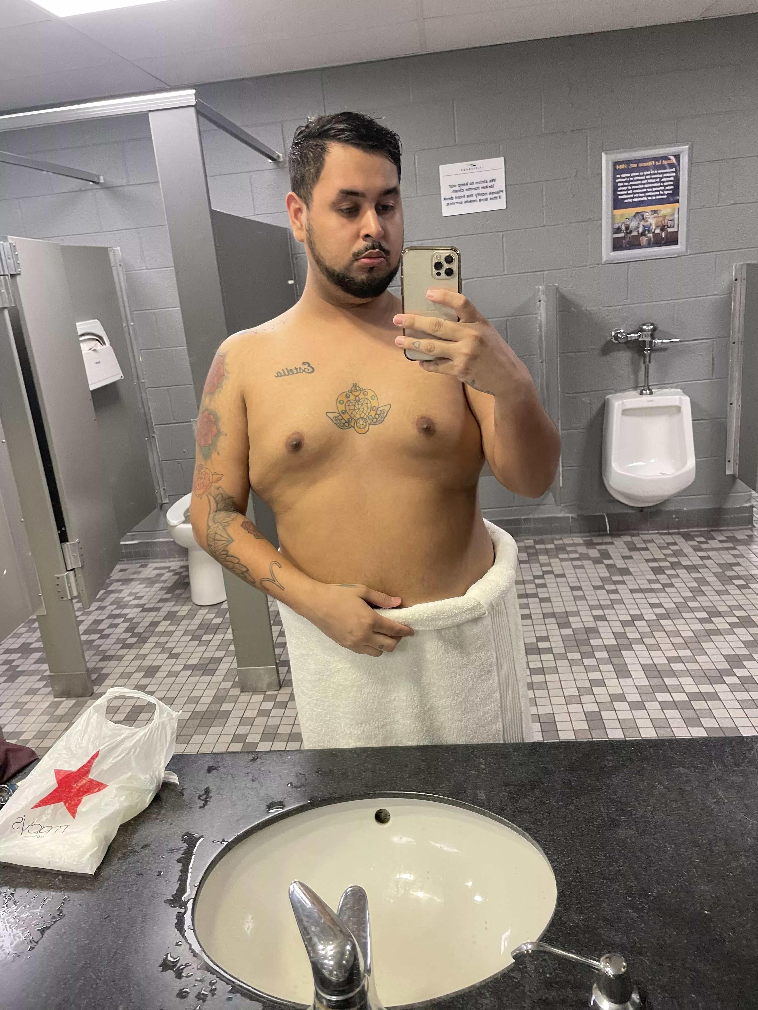 After shower