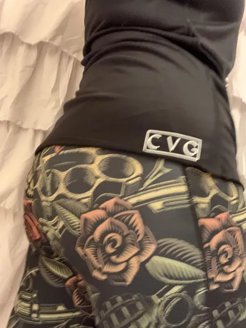 All of my yoga pants are just as extra as I am… surprise 😏😉😘