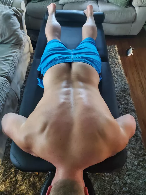 All oiled and ready for a massage from you?!