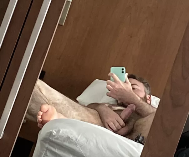 Alone in my hotel. Too bad no one’s around to keep me company.