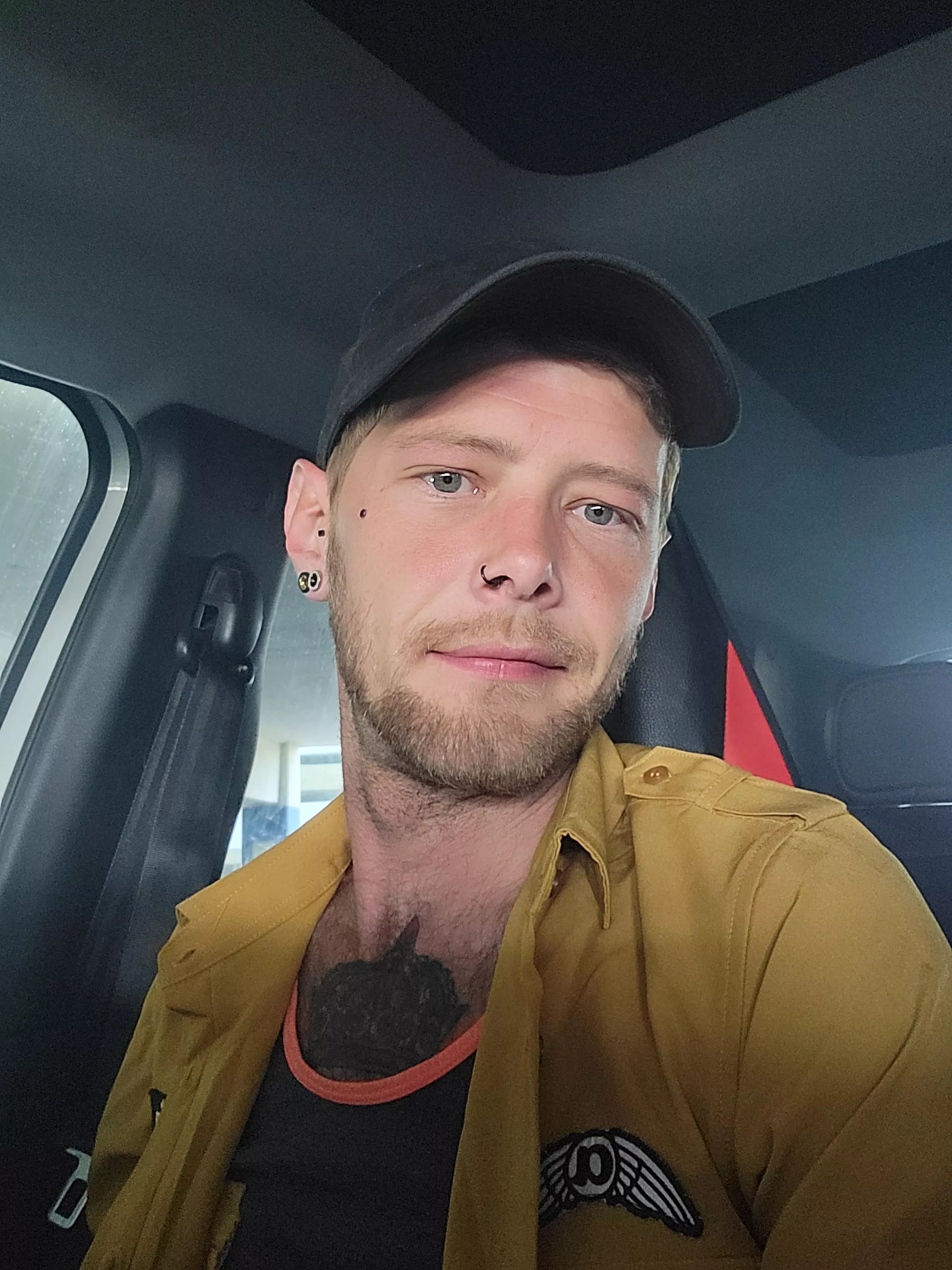 Always in a car!