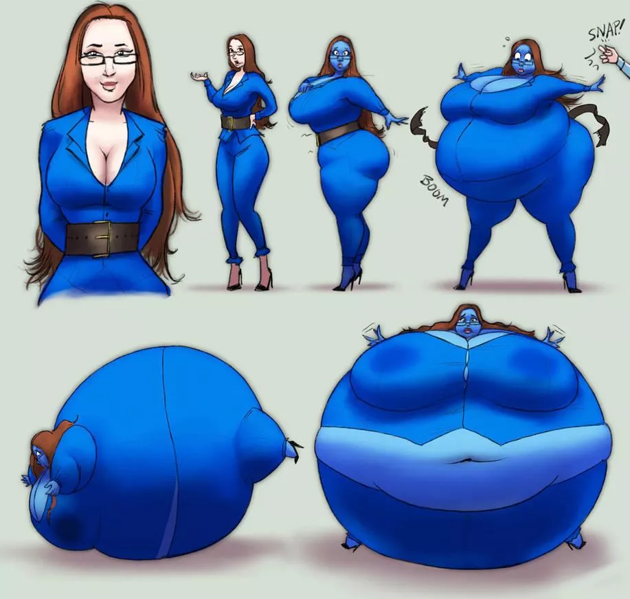 An amazing Blueberry TF from beltpop (https://www.deviantart.com/beltpop)
