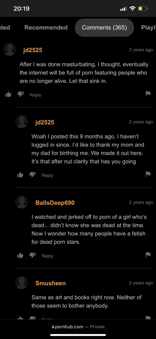 An interesting train of thought